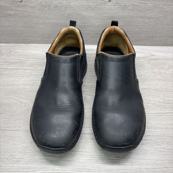Red Wing 8700 Slip On Work Shoes Mens 9 E2 Black Leather Slip Resistant Utility main image 4